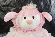 Fisher Price VTG 1986 Puffalump Pink Lamb Model 8005 SEE PHOTOS - GUC