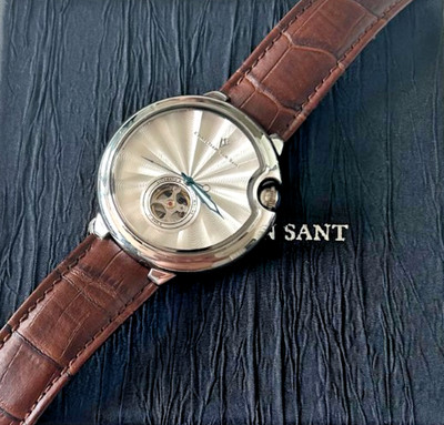 NEW - Christian Van Sant Men's Cyclone Automatic Silver Dial Watch - CV0141