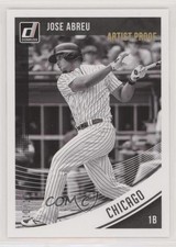 2018 Panini Donruss Variations Artist Proof 10/10 Jose Abreu (Black & White) 9o3
