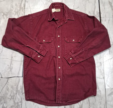 Vintage Five Brother Heavy Button Down Flannel Men’s Medium Tall Made In USA