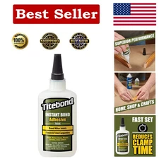 8-Second Thick Adhesive Gel - Ideal for Home Repair, Crafts & Molding Projects