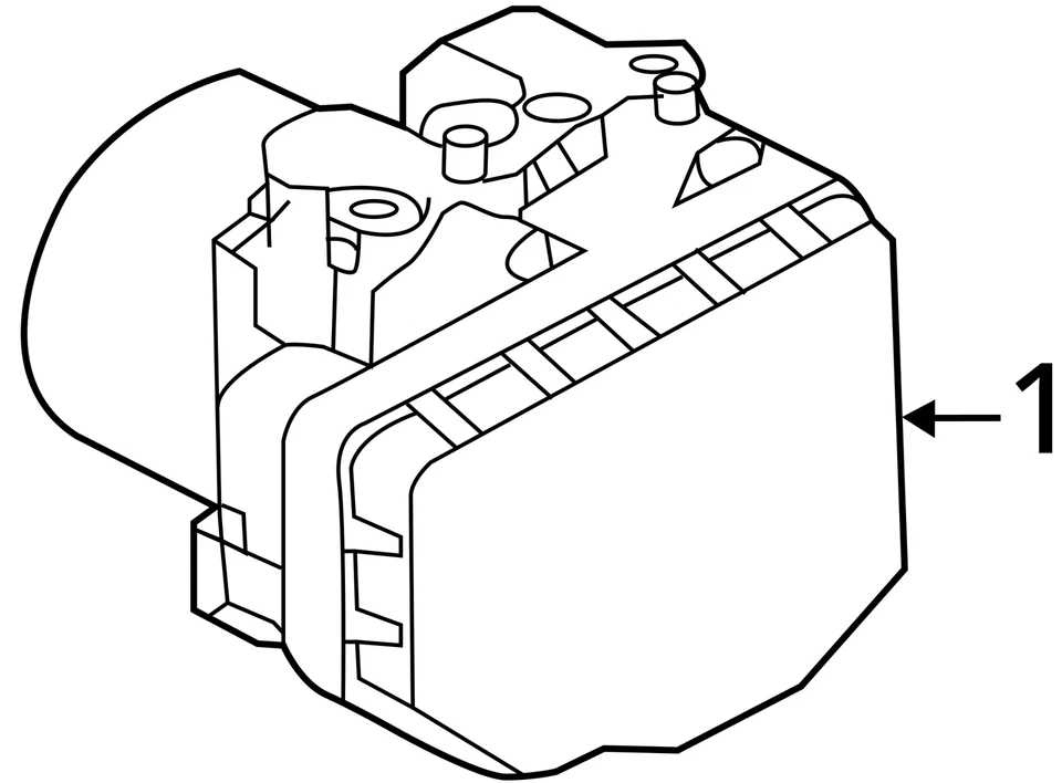 Módulo de control de bomba Abs Infiniti Q50 2014-2015 F7CMH Foto 4 de 4
