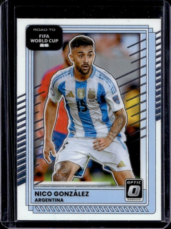 2025-26 Panini Donruss Road to FIFA World Cup 26' Nico Gonzalez Optic #159