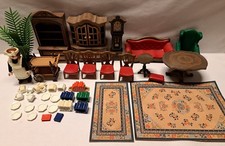 Playmobil 5320 Wohnzimmer Rosa Serie Puppenhaus Nostalgie Figuren Sofa Sessel kg