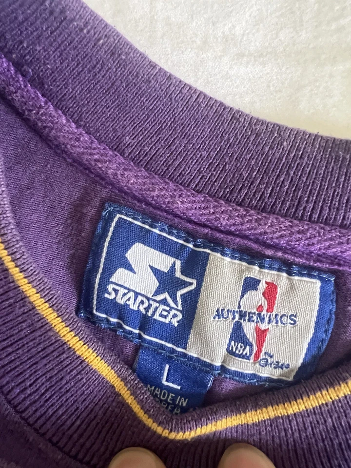 Camiseta deportiva vintage de Los Angeles Lakers de los 90 para hombre L Magic Johnson. RARO! Foto 2 de 4