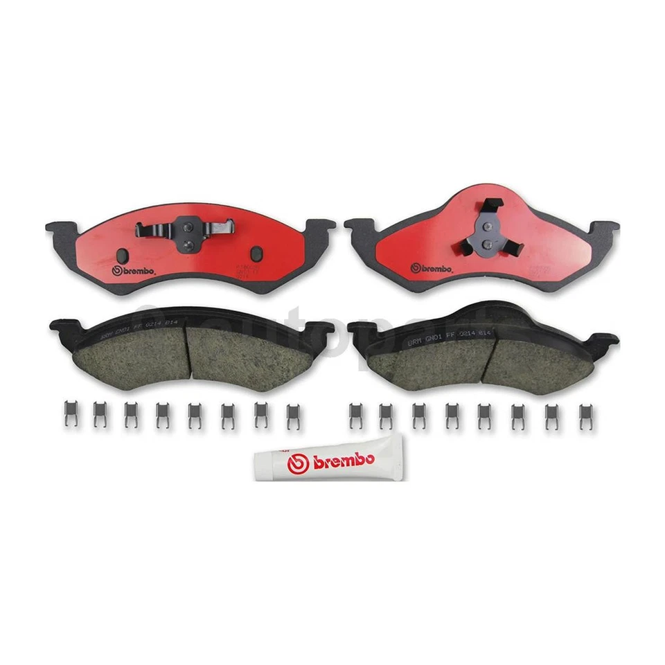 Kit de frenos delanteros Brembo rotores de disco pastillas de cerámica para Dodge Dakota 2000 2001 2002 Foto 4 de 4