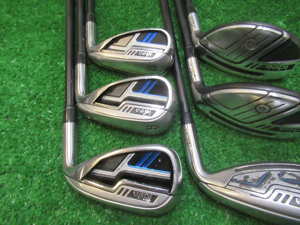 ADAMS IDEA 2014 HYBRID IRON SET 3H 4H 7-PW GOLF CLUBS REGULAR GRAPHITE RH +2" - Image 3 of 4
