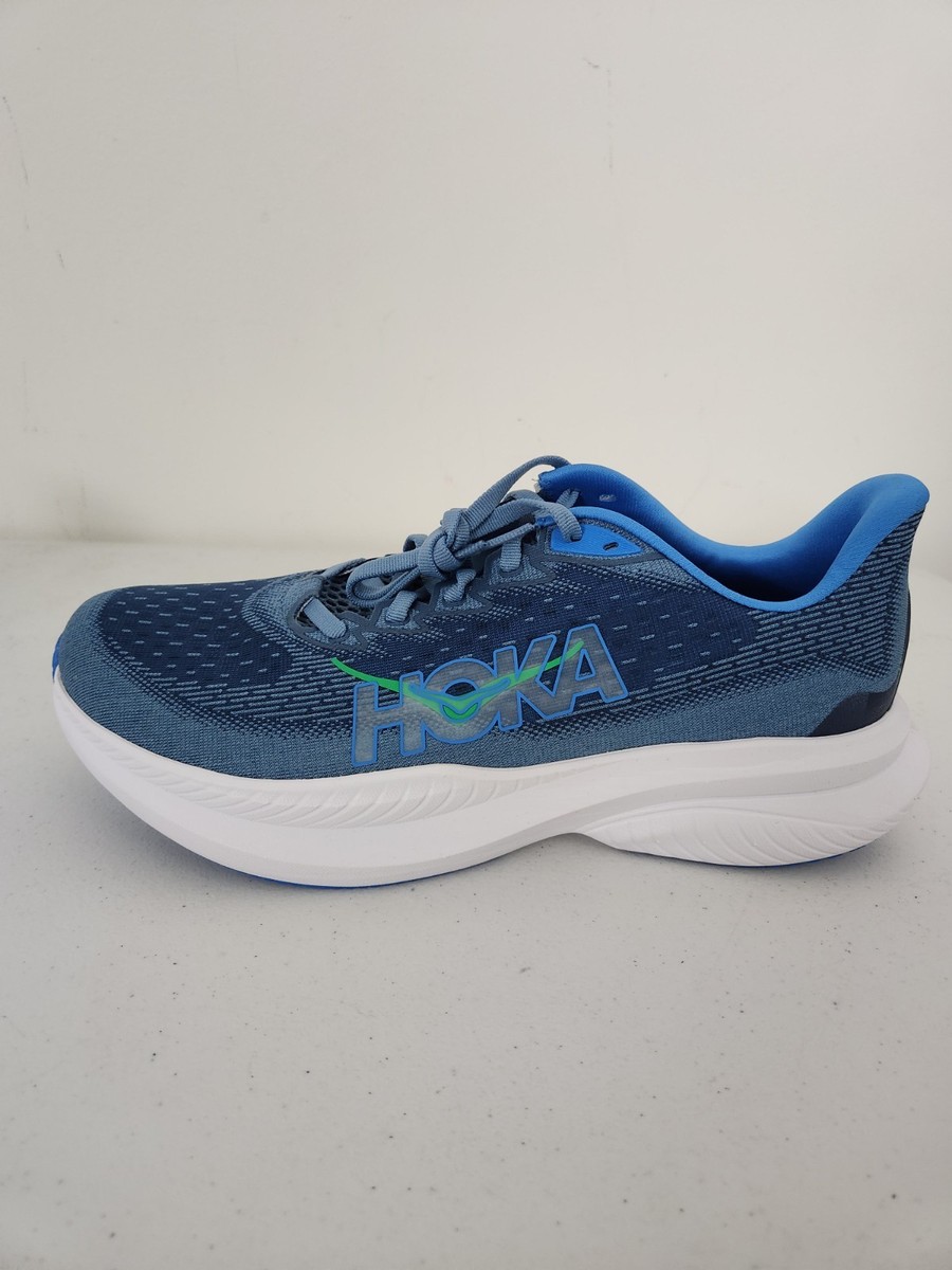 Hoka One One Mach 6 1147790-DHN Blue White Running Sneakers  display picture 1