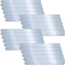 VOUNOT® 20M Galvanised Steel Lawn Edging, Metal Garden Edging Landscape Border,