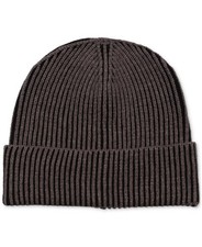 Alfani Two-Tone Plated Beanie Men's One Size Grey Pull On Styling