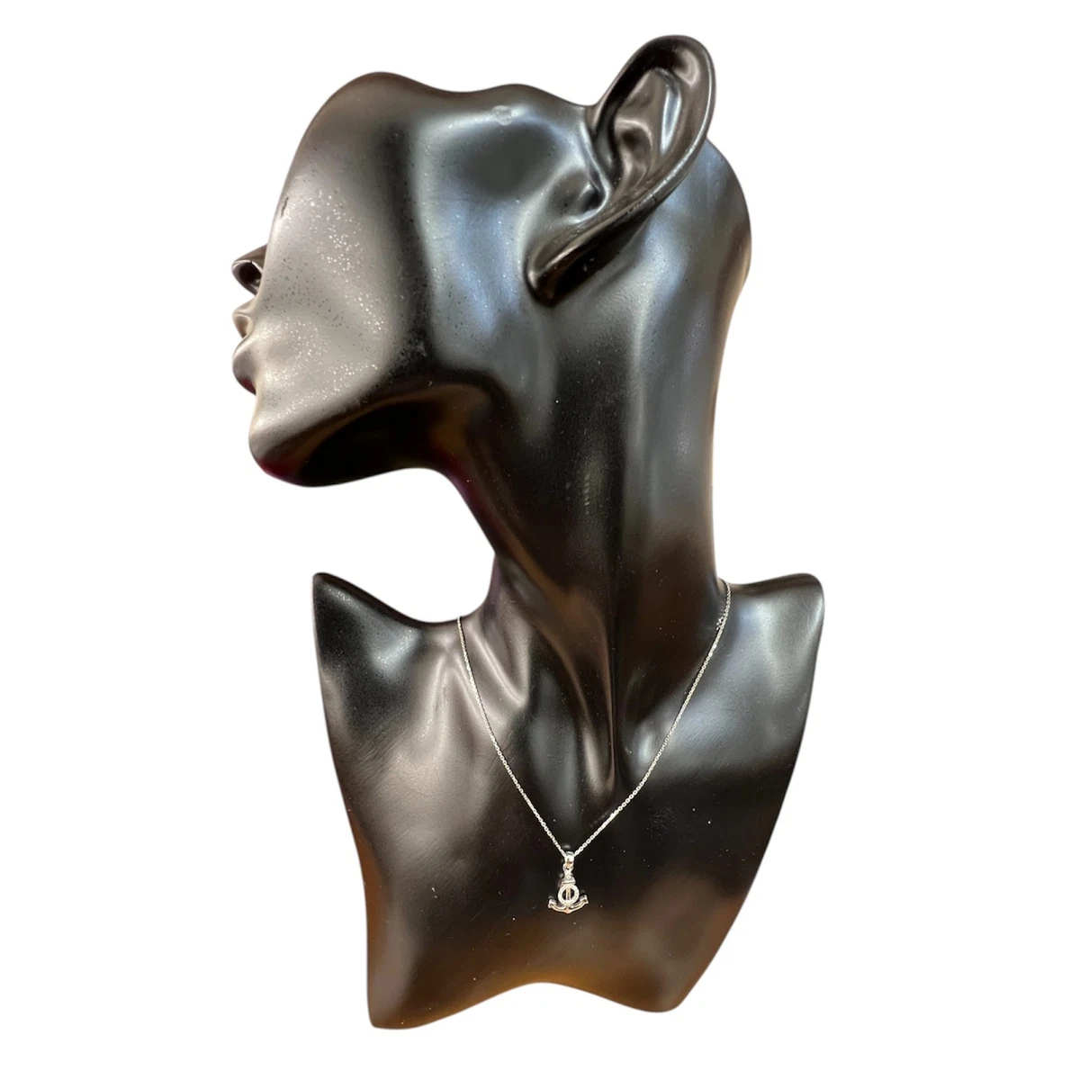 Collana lunga di Agata Botswana e Argento 925, sfere 8 mm - Collane