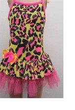 Dance Costume Small Child Yellow Curtain Call Jazz Foil Dots Dress