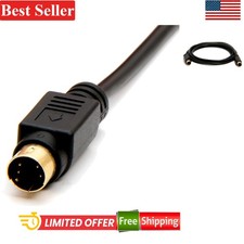 6' Gold S-Video Cable - High-Speed Male-to-Female Connection for Video Devices