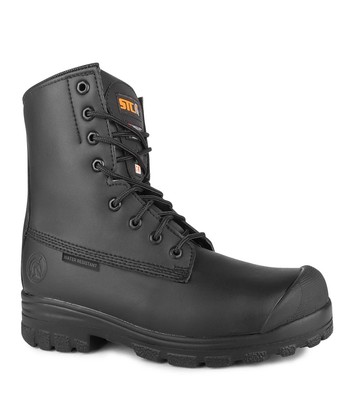 STC Keep, Black | 8  Vegan Microfiber Work Boots