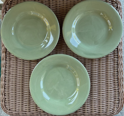 HD Designs Barcelona Green Salad Plates 3 Round 8 1/2'' Dessert