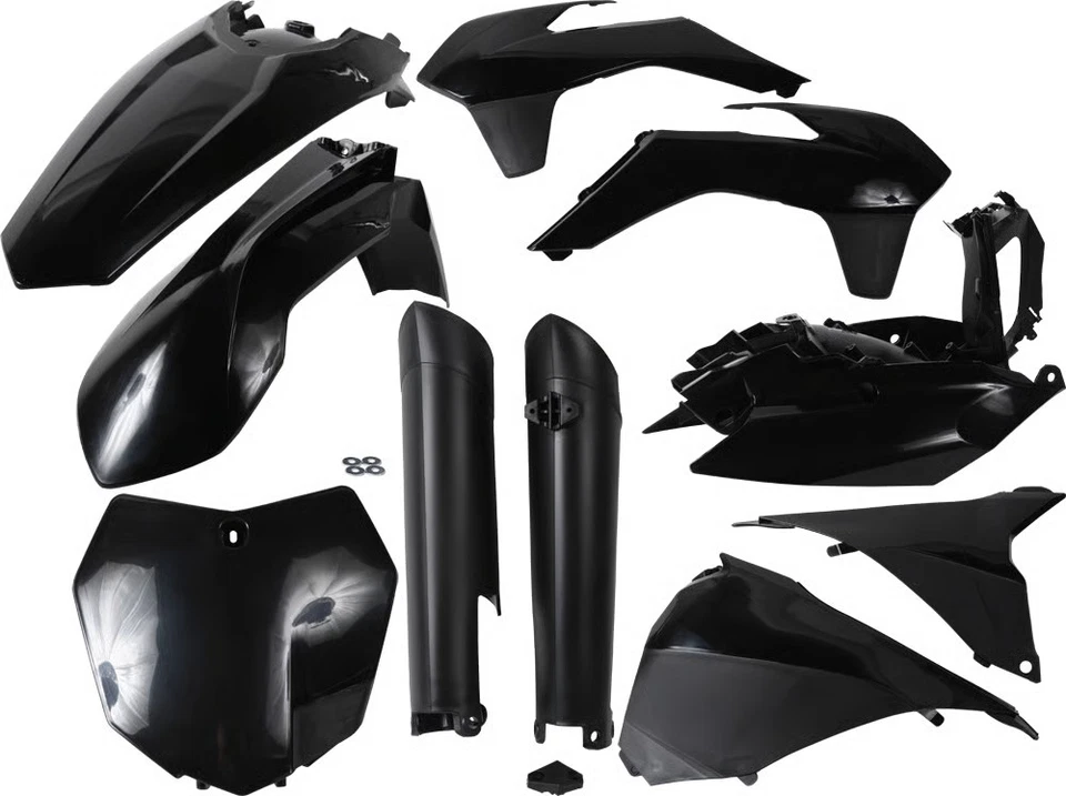 Kit completo de plástico Acerbis - negro moto ATV/UTV moto de cross 2314330001 Foto 2 de 4
