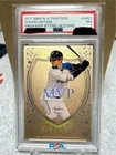 Shohei Ohtani 2017 BBM Fighters Premium Gold Shadow /100 MVP AW2 PSA 7 NM