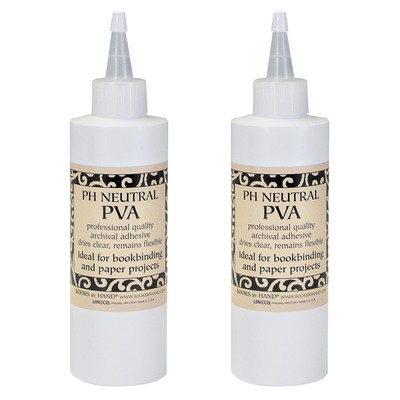 Lineco Archival Ph Neutral PVA Adhesive, 8 oz, Professional Adhesive 8 Ounces 