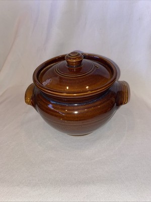Vintage Pearson Of Chesterfield Stoneware Bean Pot  - Made in England
