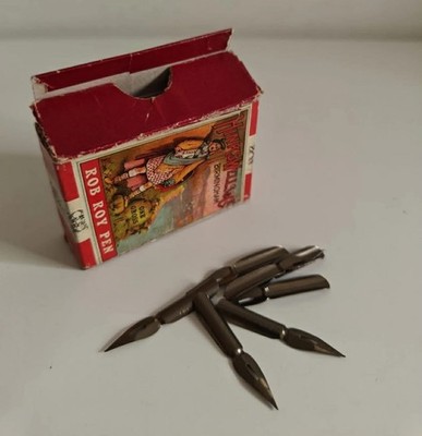 Volle Schachtel Rob Roy Stiftfedern Hinks, Well & Co. British Pens limitiert