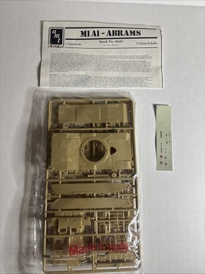 AMT/Ertl # 8649 M1A1 Abrams 1/72 Scale Model Tank Kit No Soldiers