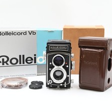 Rollei ROLLEICORD Vb Xenar 75mm F/3.5 White Face TLR White Near Mint US STOCK