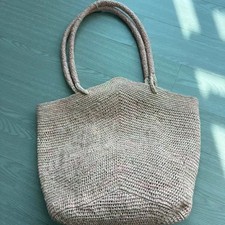 Daks Rafia Tote Bag Pink Official