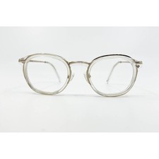 John Jacobs Eyeglasses Unisex Clear Silver JJ S12800 C2 49-22-140