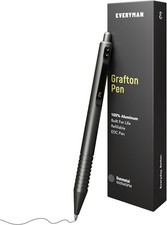 Gunmetal Grafton Full Click Refillable 0.7mm Gel Ink Pen Sleek Anodized