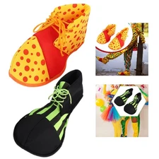 Halloween Costume Clown Shoes Footwear for Stage Performance Carnival Party