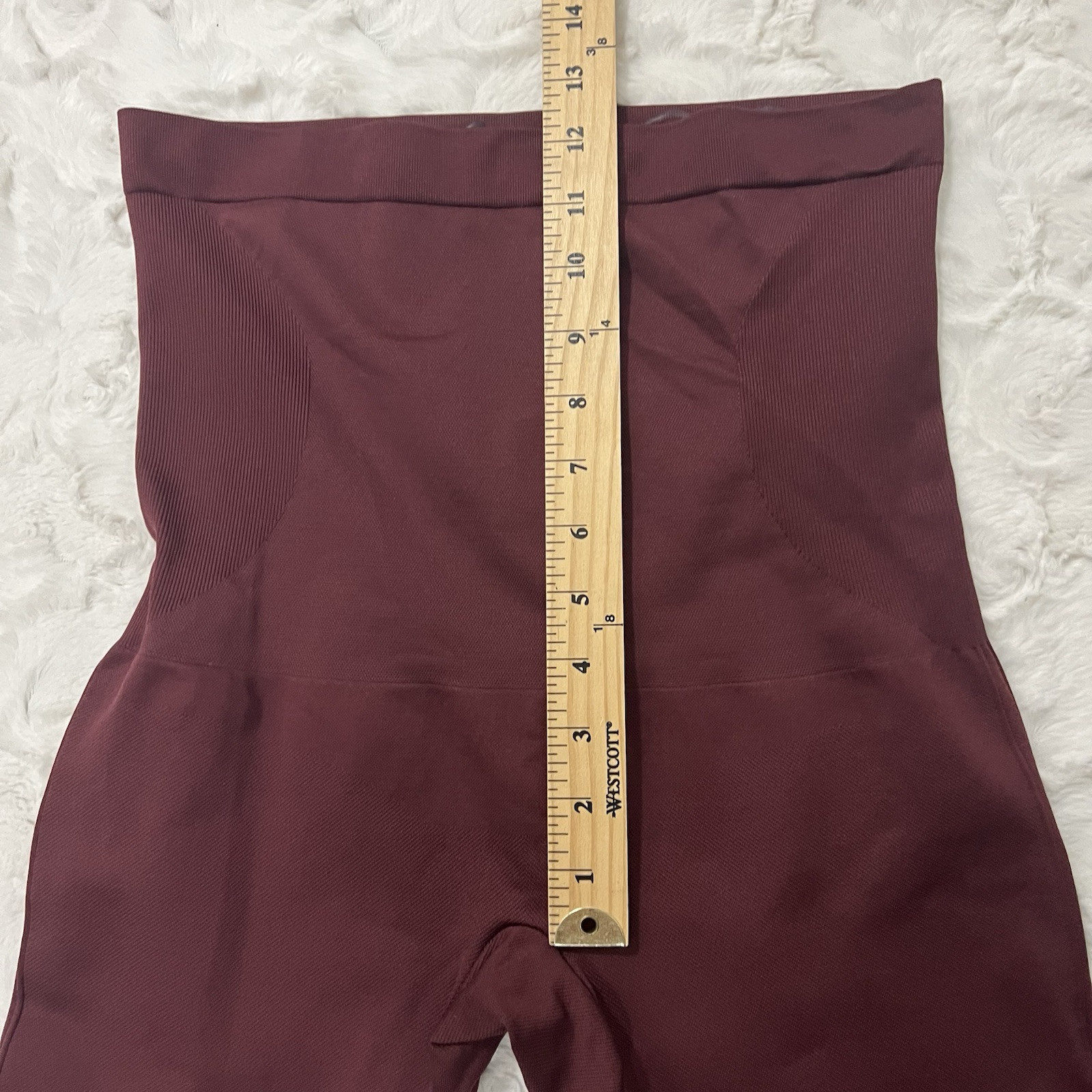 Shapermint essentials L EUC Burgundy  shapewear c… - image 6