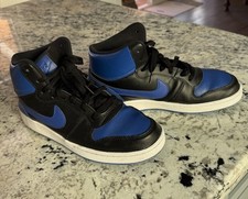 Nike Ebernon Mid Basketball Athletic Sport Blue Black Retro Mens Shoes 10