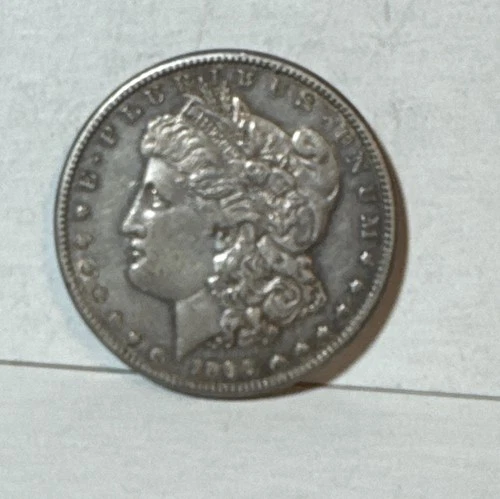 1890-CC Morgan Silver Dollar Coin, AU Beautiful Better Date Carson City #157