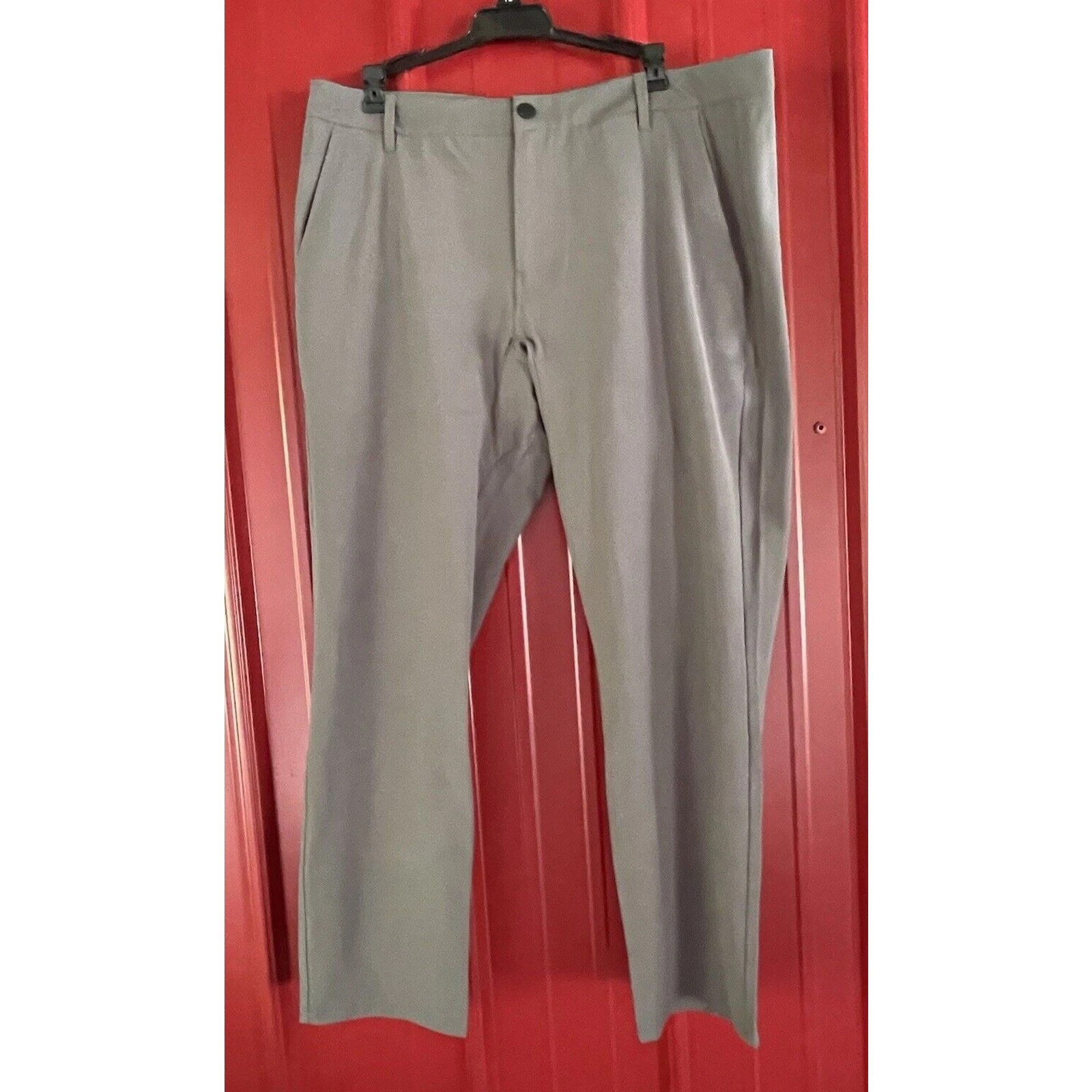 Taylrd Pants Flat Front Golf Casual Chinos Work Stretch Lightweight Mens 36x29