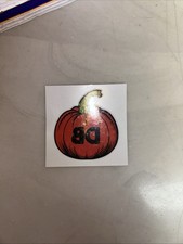 Dutch Bros Pumpkin Temporary Tattoo Pumpkin Logo Edition