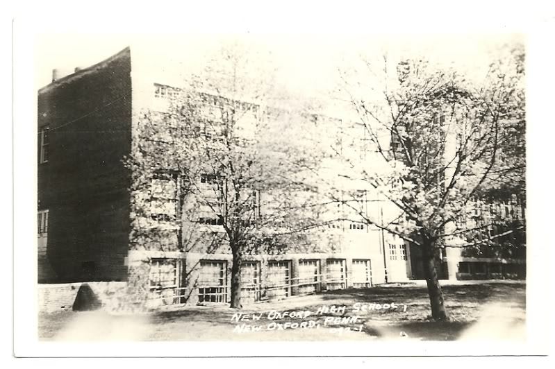 NEW OXFORD PA High School Vintage RPPC Photo Postcard eBay