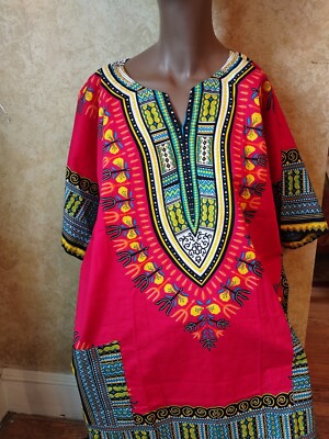 Dark Pink Womens/ Unisex 3xl Dashiki