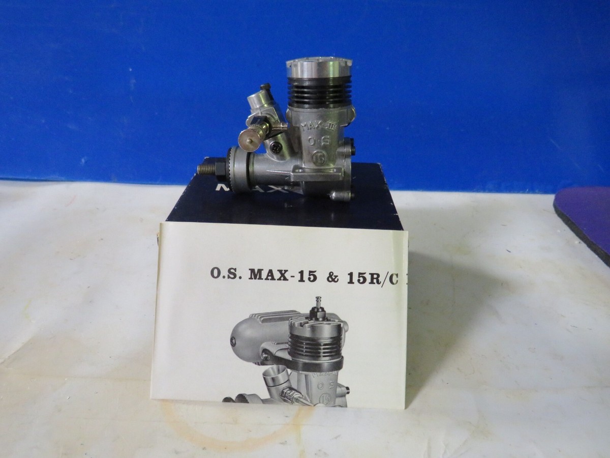 Vintage OS Max III .15 R/C Airplane Engine -NEW-With Original Box