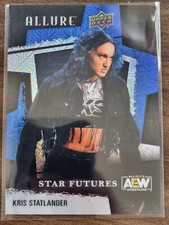 2022 AEW Kris Statlander BLUE /35 ALLURE Trading Card Upper Deck Mint #85764