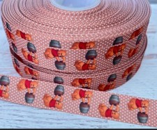 3 yards 7/8" Winnie The Pooh Grosgrain Ribbon