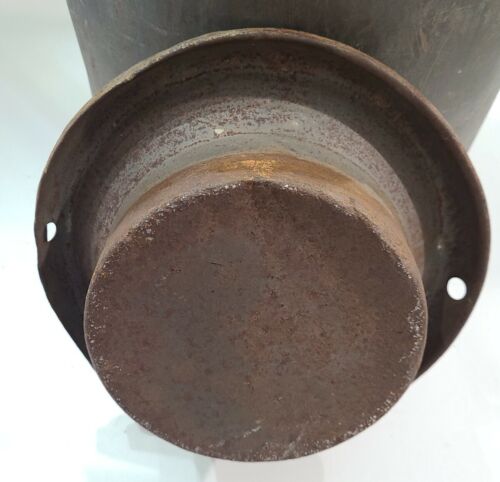 Lattina lattiera vintage 40 qts. Contenitore Latte Rustico in Metallo Acciaio Arredamento Country - Foto 4 di 12