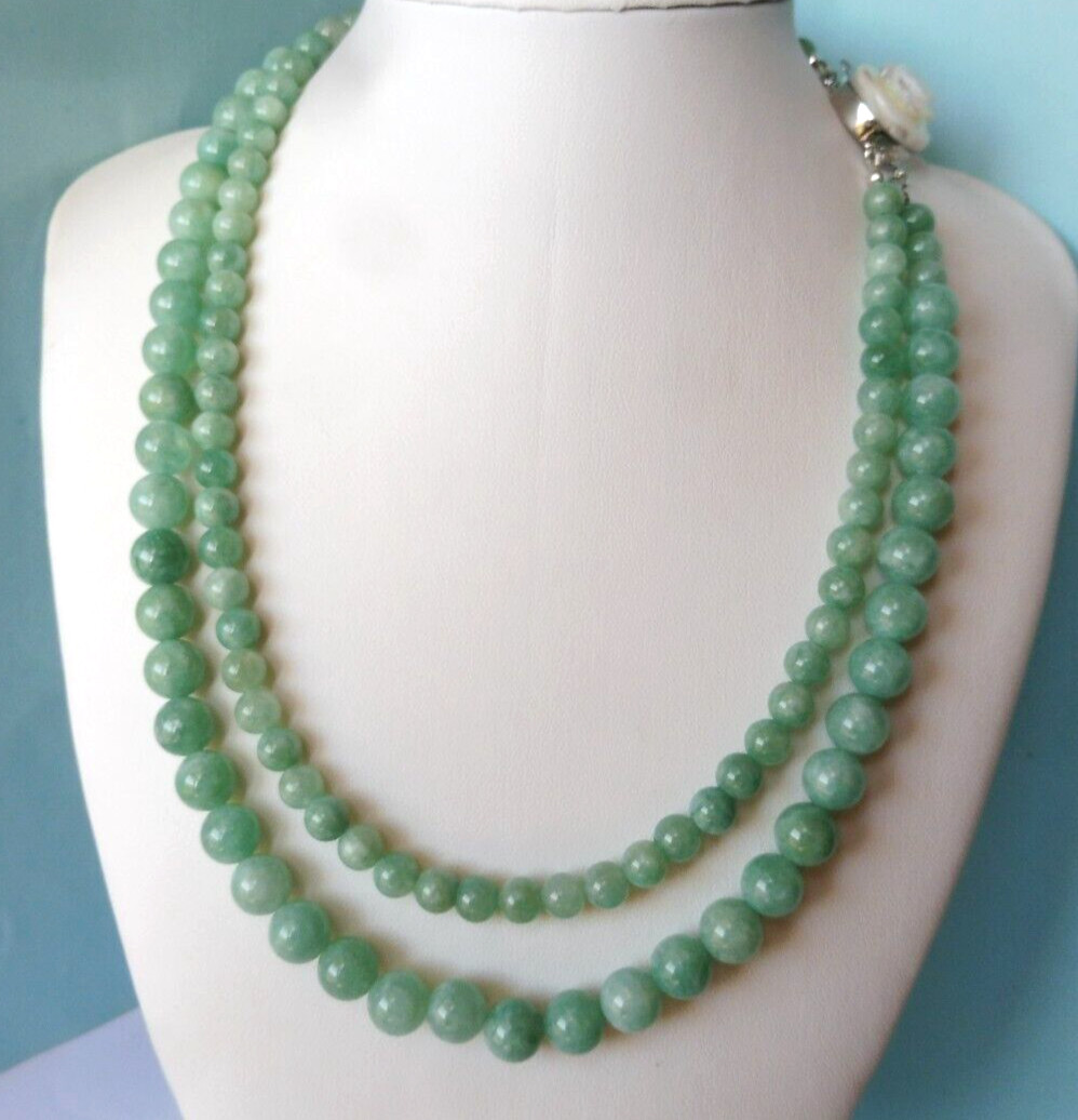 Collier en Jade Birmane 2 Rangs | Fini les Bijoux Ternes, Sublimez votre Décolleté