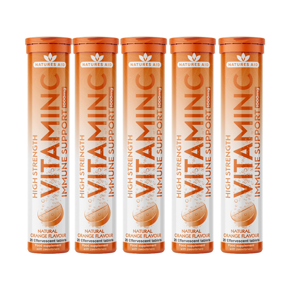 Natures Aid Vitamin C 1000MG Effervescent 20 Tablets - 2 Pack - Image 5