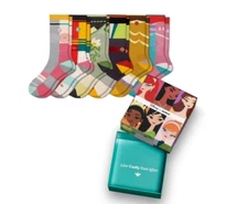 Disney Princess Bombas Socks 6 Pairs Women Medium US 8-10.5 Calf Crew Moana New