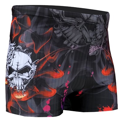 Acclaim Osaka Skull Sports Fit Boxer Schwimmbinde Kordel Ribbed Trunks Herren 2025