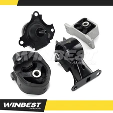 4x Engine Motor Transmission Mount Kit Automatic Trans Fit 02-06 Honda CRV 2.4L