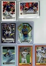 2022 Topps Baseball Series 1 & 2 Milwaukee Brewers Team Set (20) Base Cards ++