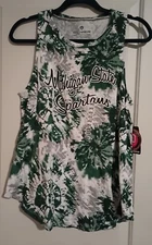 Colosseum Athletics Michigan State University Spartans Tye Dye Tank Top NWT...