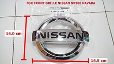 OEM FRONT GRILLE CHROME LOGO EMBLEM FOR NAVARA NP300 D23