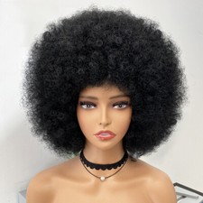New Curly Wig with Bangs Short Fluffy Hair Wigs Women Synthetic Glueless Cosplay
